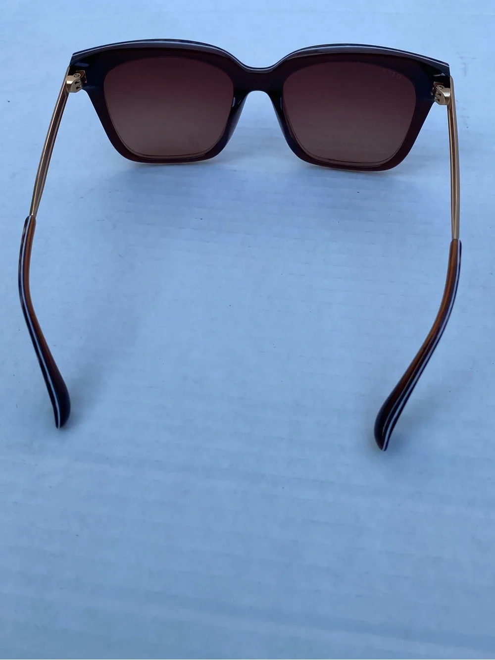 Diff eyewear ☀️Leopard-Print Square Sunglasses in Gradient - Women🕶️
